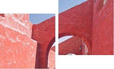 Monaster St. Catherine przy Arequipa, Peru - Obraz dwuczęściowy, Dyptyk