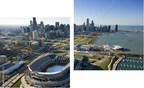 Chicago, Illinois. - Obraz dwuczęściowy, Dyptyk