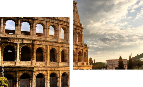 Rzym, Koloseum - Obraz dwuczęściowy, Dyptyk
