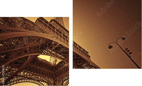 Paryż - Obraz dwuczęściowy, Dyptyk