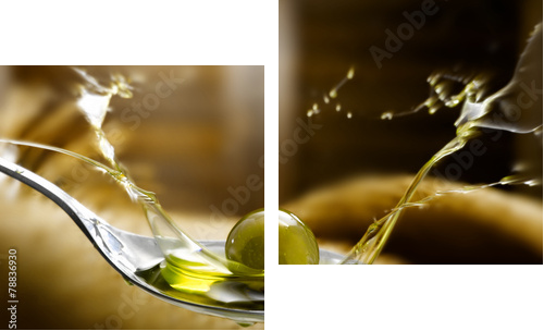 oliwa z oliwek - Obraz dwuczęściowy, Dyptyk