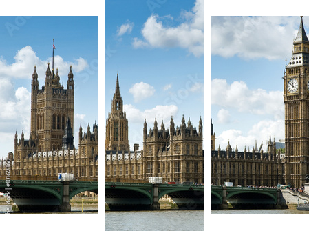 Westminster - Obraz trzyczęściowy, Tryptyk
