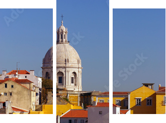 Lizbona Zobacz - Obraz trzyczęściowy, Tryptyk