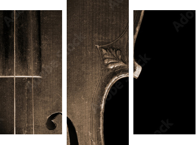 Część rocznika skrzypce - Obraz trzyczęściowy, Tryptyk