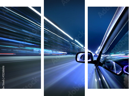 Szybka jazda autostradą pomysłów - Obraz trzyczęściowy, Tryptyk