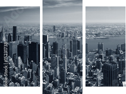 Panorama Nowego Jorku - Obraz trzyczęściowy, Tryptyk