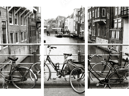 Holandia - Dordrecht - Obraz trzyczęściowy, Tryptyk