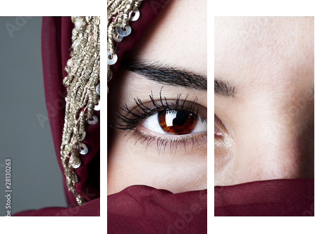 Oko arabskie - Obraz trzyczęściowy, Tryptyk