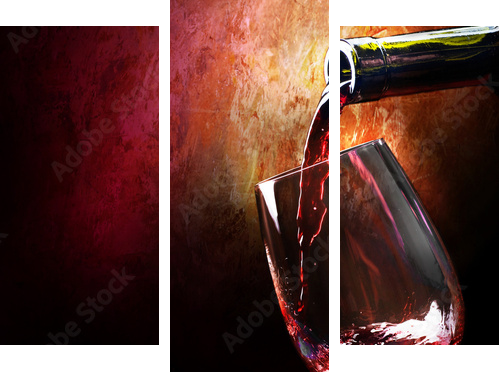 Wino - Obraz trzyczęściowy, Tryptyk