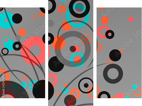 A, ° ãƒ © ãƒ • ã, £ ãƒƒã, ¯ãƒ'ã, ¿ãƒ¼ãƒ³ - Obraz trzyczęściowy, Tryptyk