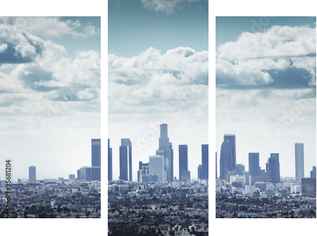 Los Angeles, Kalifornia - Obraz trzyczęściowy, Tryptyk