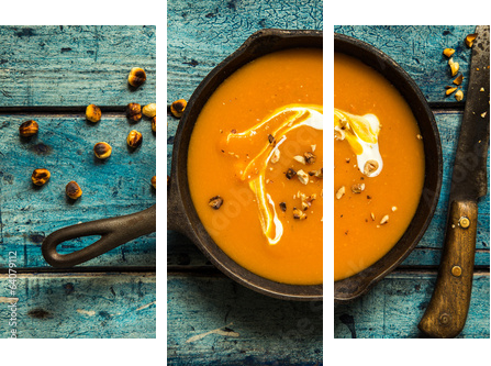 KÃ¼rbissuppe - Obraz trzyczęściowy, Tryptyk