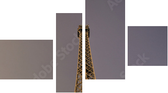 Wieża Eiffla w Paryżu - Obraz czteroczęściowy, Fortyk