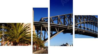 Sydney Harbour Bridge PanoramaColor - Obraz czteroczęściowy, Fortyk