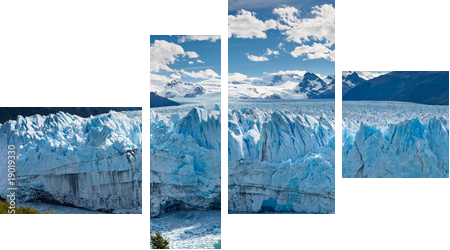 Potęga natury – olbrzymi lodowiec - Obraz czteroczęściowy, Fortyk
