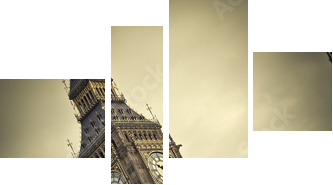 Big Ben, Londyn - Obraz czteroczęściowy, Fortyk