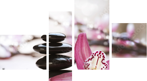 Kamienie Spa - Obraz czteroczęściowy, Fortyk