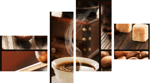 Kawa kolaż - Obraz czteroczęściowy, Fortyk
