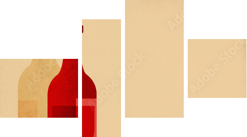 Wino - Obraz czteroczęściowy, Fortyk