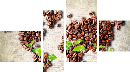 Kawa na całym świecie - Obraz czteroczęściowy, Fortyk