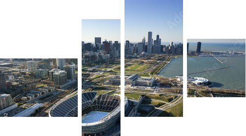 Chicago, Illinois. - Obraz czteroczęściowy, Fortyk