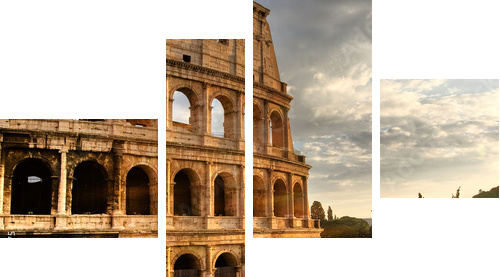 Rzym, Koloseum - Obraz czteroczęściowy, Fortyk