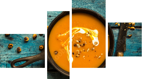 KÃ¼rbissuppe - Obraz czteroczęściowy, Fortyk