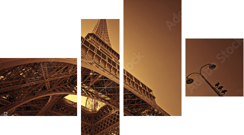 Paryż - Obraz czteroczęściowy, Fortyk