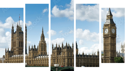 Westminster - Obraz pięcioczęściowy, Pentaptyk
