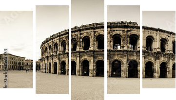 Areny Nîmes - Obraz pięcioczęściowy, Pentaptyk