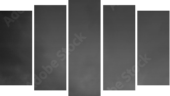 widok na molo w kolorze czarnym - Obraz pięcioczęściowy, Pentaptyk