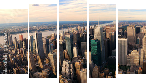 Manhattan - Obraz pięcioczęściowy, Pentaptyk