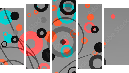 A, ° ãƒ © ãƒ • ã, £ ãƒƒã, ¯ãƒ'ã, ¿ãƒ¼ãƒ³ - Obraz pięcioczęściowy, Pentaptyk