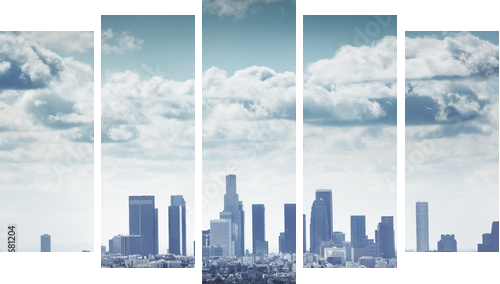 Los Angeles, Kalifornia - Obraz pięcioczęściowy, Pentaptyk