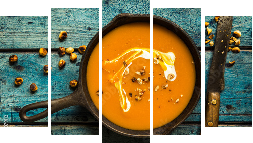 KÃ¼rbissuppe - Obraz pięcioczęściowy, Pentaptyk