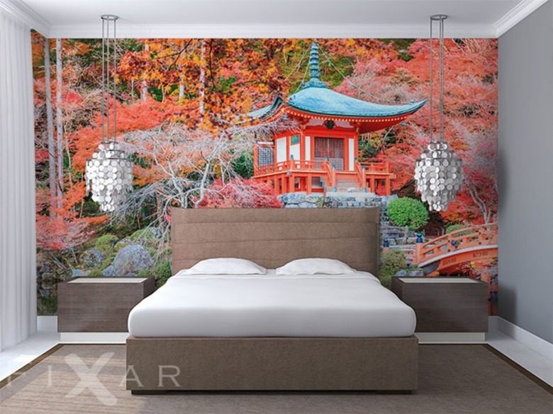 Fototapeta orientalna w japonskich gajach raj na ziemi fixar