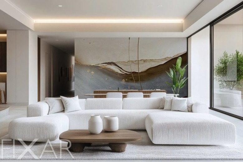 Nowoczesna abstrakcja sztuka na twojej scianie do salonu fototapety fixar