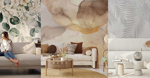 Fototapeta za kanapa jak stworzyc elegancka i spojna przestrzen w salonie