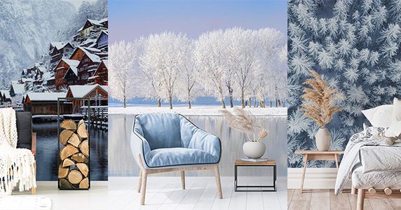 Zimowy klimat w twoim mieszkaniu fototapety z zimowym krajobrazem