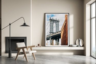 W-cieniu-wielkiego-mostu-architektura-obrazy-i-plakaty-fixar