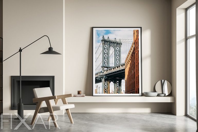 Obrazy i Plakaty W cieniu wielkiego mostu