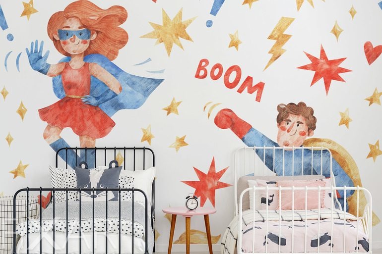 Fototapety Superbohaterowie w akcji