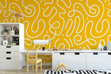 Zolta-energia-i-linie-kreatywnosci-abstrakcja-fototapety-fixar