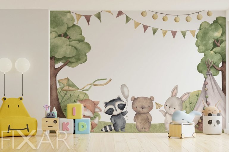 Fototapety Leśna przygoda dla najmłodszych