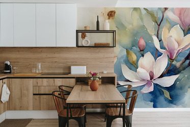 Akwarelowa-magnolia-w-pastelowej-elegancji-kwiaty-fototapety-fixar