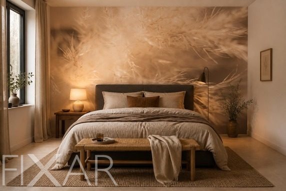 Subtelna-aura-z-trawiastym-motywem-naturalnym-do-sypialni-fototapety-fixar