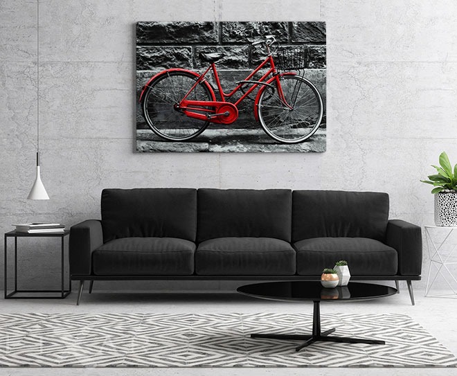 Obrazy i Plakaty Wycieczki czerwonym rowerem