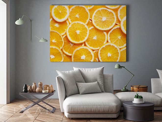 Obrazy i Plakaty Cytrusowa moc pomarańczy